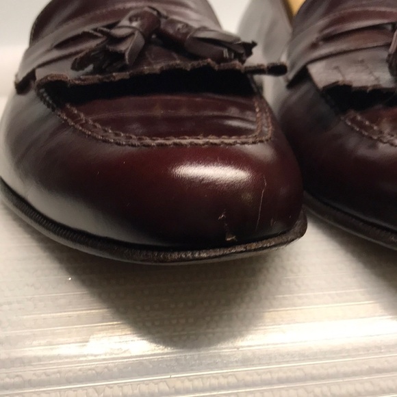 Salvatore Ferragamo Burgundy Tassel Loafer - Picture 7 of 9